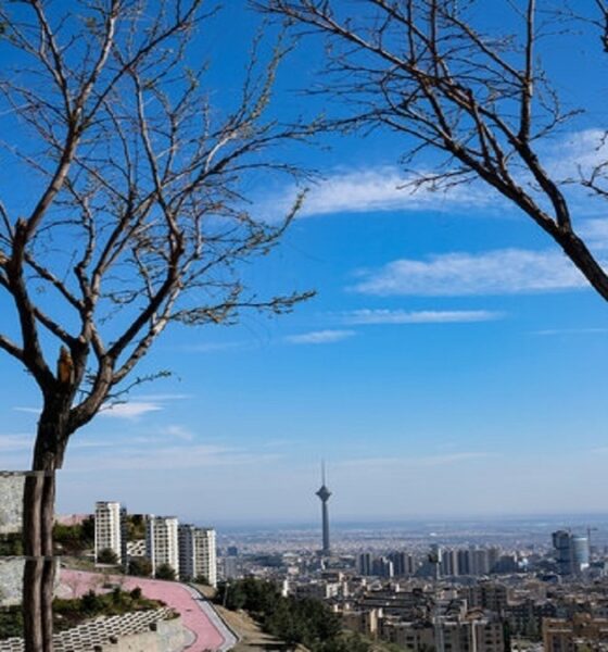 شاخص کیفیت هوای تهران امروز چهارشنبه ۲۶ فروردین ۱۴۰۵/ هوای پایتخت پاک است