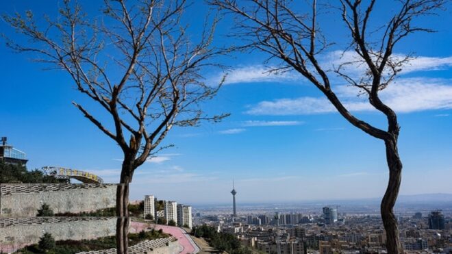 شاخص کیفیت هوای تهران امروز چهارشنبه ۲۶ فروردین ۱۴۰۵/ هوای پایتخت پاک است