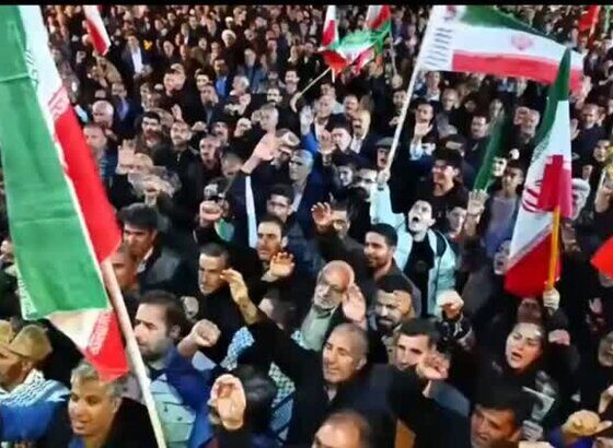 فریاد« الله اکبر» مردم الشتر در شب پنجاه و سوم حماسه