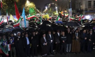 موج پنجاه وهفتم خروش مردم ارومیه زیر بارش باران