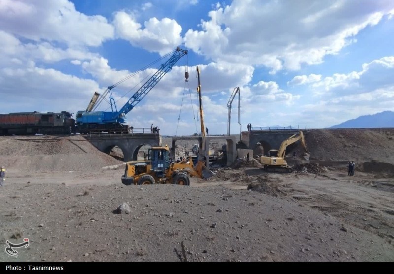 هر 6 نقطه ریلی ‌حملات آمریکایی ـ صهیونی ترمیم شد + تصاویر