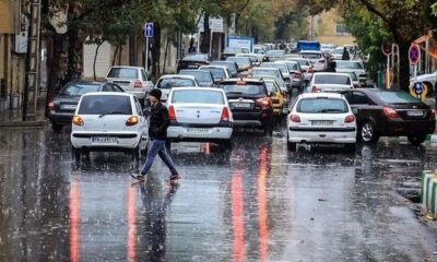 هشدار جدی به پایتخت نشینان/ لغزندگی بیشتر خیابان‌های تهران در پی بارش باران