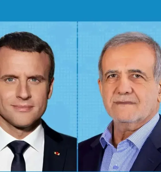 پزشکیان به مکرون: زیاده‌خواهی آمریکا مانع از نهایی شدن توافق شد