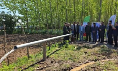 چاه عمیق کشاورزی در زیکسار صومعه‌سرا به بهره برداری رسید   