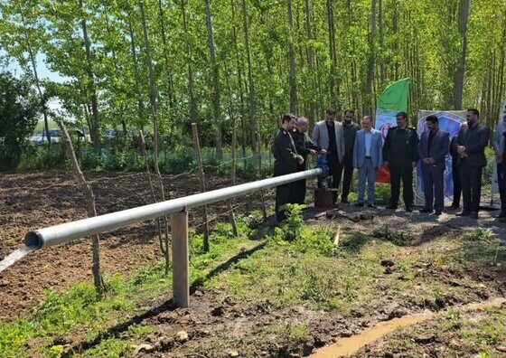 چاه عمیق کشاورزی در زیکسار صومعه‌سرا به بهره برداری رسید   