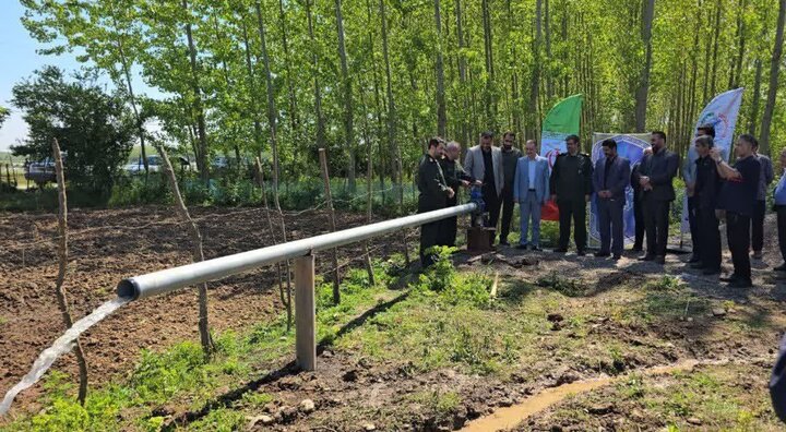 چاه عمیق کشاورزی در زیکسار صومعه‌سرا به بهره برداری رسید   