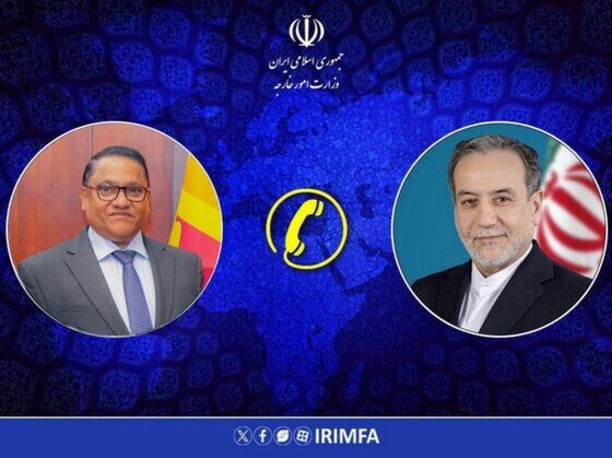 گفتگوی تلفنی وزرای امور خارجه جمهوری اسلامی ایران و سریلانکا 