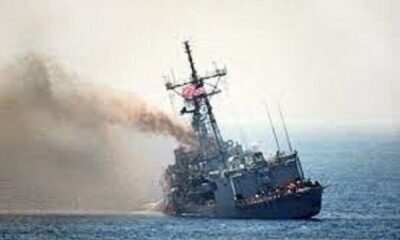 آتش‌سوزی در یکی از ناو‌های آمریکا