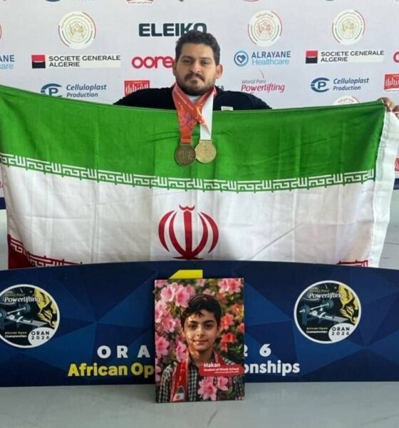 ایزدی مدال‌های طلا و برنز خود را به شهید ماکان نصیری اهدا کرد