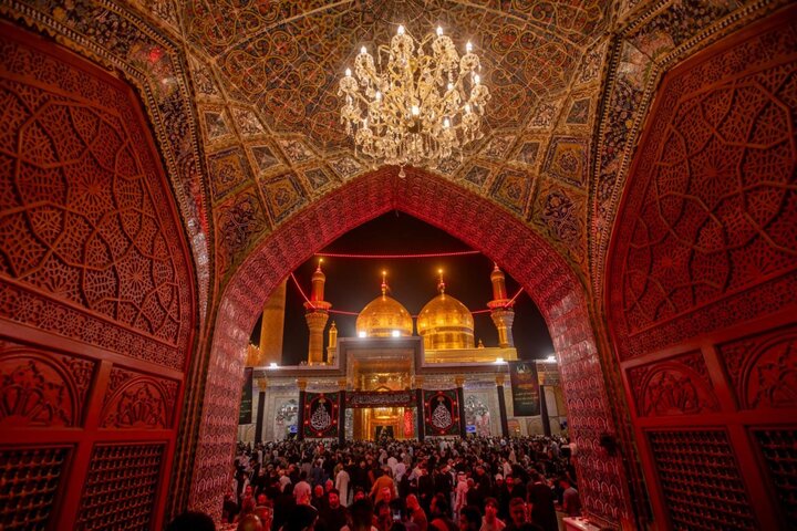 برگزاری مراسم عزاداری سالروز شهادت امام جواد (ع) در کاظمین+ تصاویر