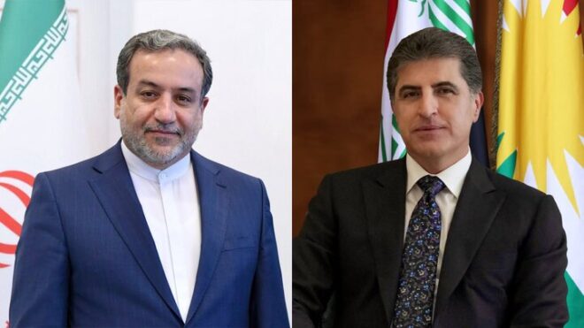 تماس تلفنی وزیر امور خارجه با رئیس اقلیم کردستان عراق تماس تلفنی وزیر امور خارجه با رئیس اقلیم کردستان عراق