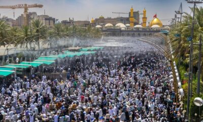 حضور گسترده زائران در کربلای معلی همزمان با روز عرفه و عید قربان