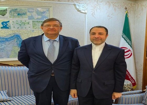 دیدار سفیر ایران در قطر با سفیر روسیه