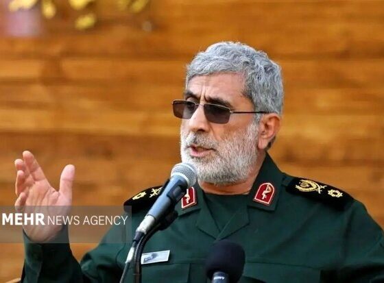 سردار قاآنی: مقاومت در قلب غزه قهرمان زنده است