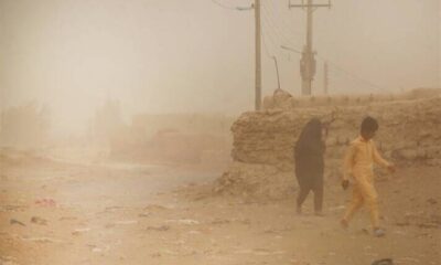 سرعت طوفان گردوخاک سیستان از مرز 100 کیلومتر بر ساعت گذشت