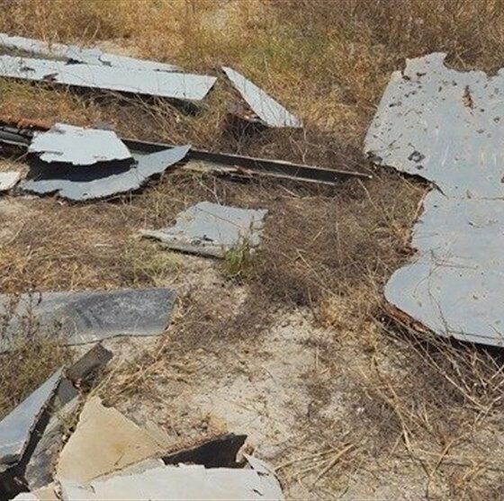 لاشه پهپاد جاسوسی اسرائیل در هرمزگان کشف شد
