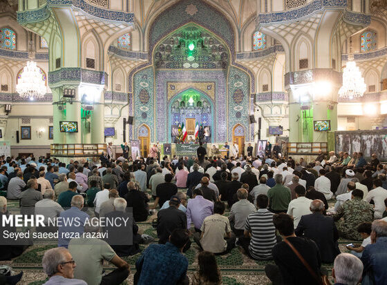 مراسم اربعین سپهبد شهید موسوی در جنوب تهران برگزار شد