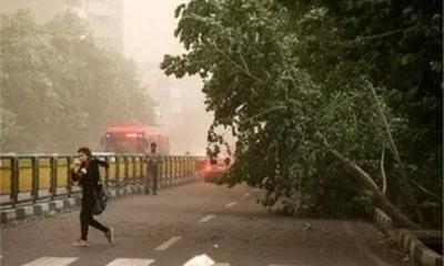 وزش باد شدید و احتمال طوفان گرد و خاک در تهران/ اعلام وضعیت قرمز در پایتخت