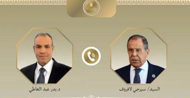 گفت‌وگوی تلفنی وزیران خارجه مصر و روسیه درباره مذاکرات ایران و آمریکا