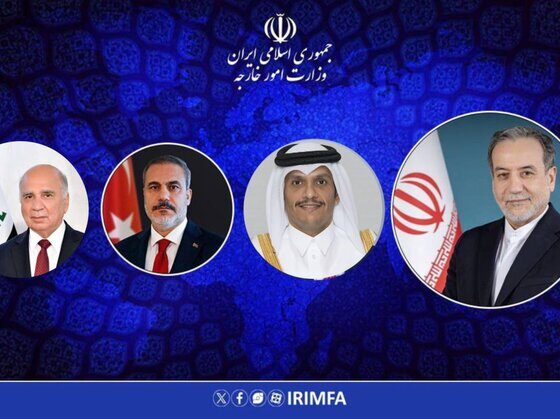 گفتگوی تلفنی عراقچی با همتایان ترکیه ای، قطری و عراقی