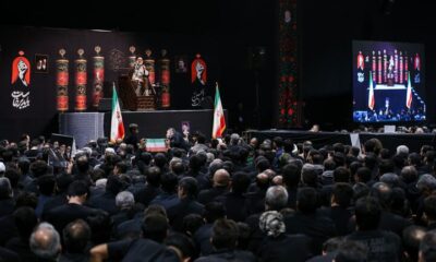 آخرین شب عزاداری در جوار محل شهادت قائد شهید انقلاب اسلامی برگزار شد