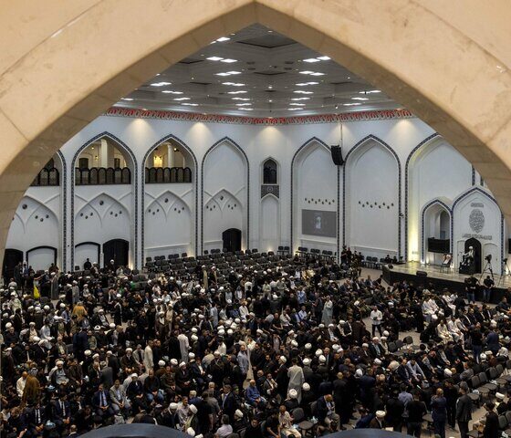 برگزاری مجلس ترحیم آیت‌ الله فیاض در نجف اشرف/ تصاویر