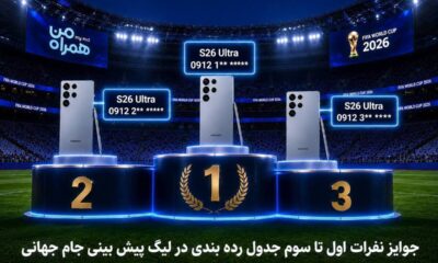جوایز ویژه قهرمانان جام همراه من