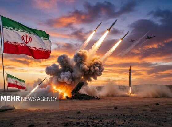 حمله موشکی رزمندگان هوافضای سپاه به ۴ هدف نظامی آمریکا در اردن