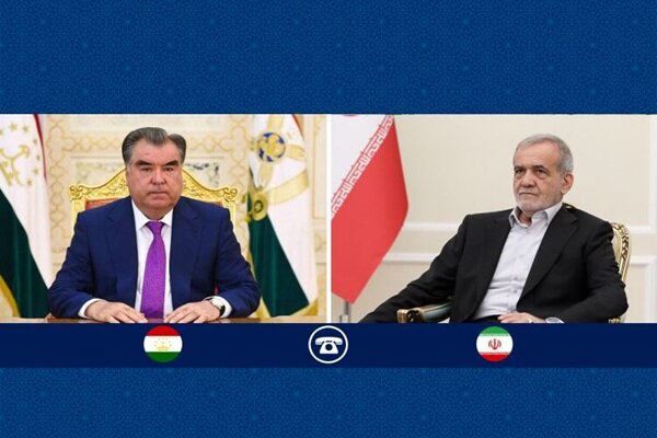 گفتگوی تلفنی روسای جمهور ایران و تاجیکستان گفتگوی تلفنی روسای جمهور ایران و تاجیکستان