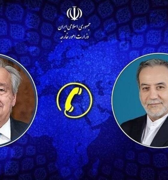 جزئیات تماس تلفنی دبیرکل سازمان ملل متحد با وزیر امور خارجه کشورمان