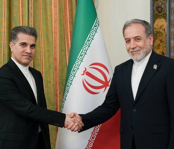 دیدار سرکنسول جدید جمهوری اسلامی ایران در مرو با عراقچی