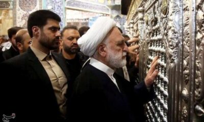 رئیس قوه قضاییه به قم سفر کرد/ زیارت‌ بارگاه مطهر کریمه اهل بیت(ع)