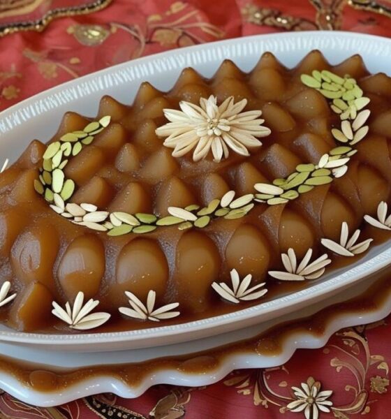 طرز تهیه حلوای عربی با شیر خشک ؛ چه کار کنیم تا حلوا نسوزد؟